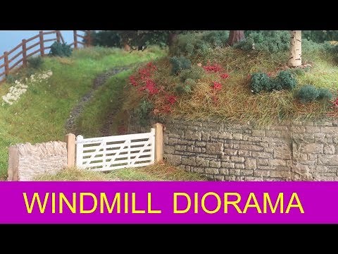Animated Windmill Diorama in OO : How to build a working Windmill scene Part 1