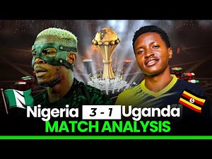 ONYEDIKA WAS AMAZING | Nigeria vs Uganda (3-1) Highlights | AFCON 2025 Goals