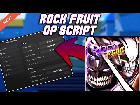 [NEW] Rock Fruit OP Script (2025) PASTEBIN - Auto Farm | Kill Aura | Auto Stats | Auto Store