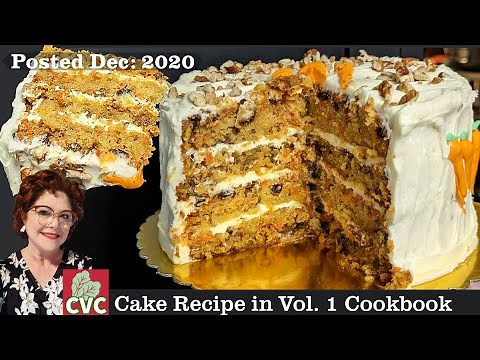 Homemade Carrot Cake Recipe -Old Fashioned Southern Baking