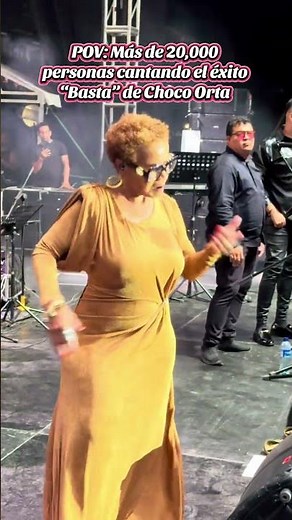 🥹 ¡Más de 20,000 personas cantando Basta de Choco Orta! 😍