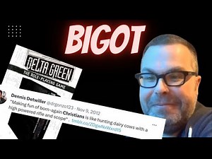 Delta Green RPG's Dennis Detwiller is an Anti-Christian Bigot