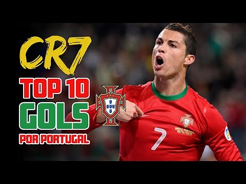 [CR7 por Portugal] Os 10 gols mais BONITOS de Cristiano Ronaldo pela Seleção de Portugal