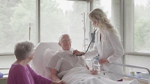 Female Medical Practitioner Using Stethoscope On Stock Footage Video (100% Royalty-free) 1101584731 | Shutterstock