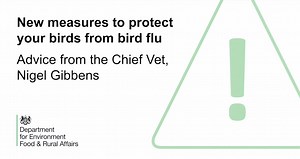 Chief Vet Nigel Gibbens on our updated Bird Flu guidance for everybody who keeps poultry. You can check if you live in a higher risk area using our interactive map: http://www.gisdiseasemap.defra.gov.uk/intmaps/avian/map.jsp For more detailed advice search GOV.UK for 'Bird Flu' | Department for Environment, Food and Rural Affairs (Defra)