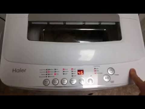 Haier 2.3 cu. ft. HLP28E Compact Washing Machine Review Portable Washer