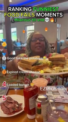 Ranking Funniest FOOD FAILS Moments #shorts