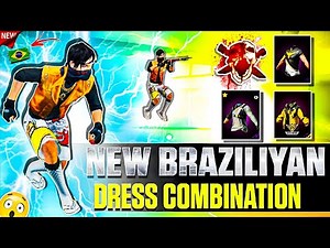 NEW 😍 BRAZILIAN 🇧🇷DRESS COMBINATION IN FREE FIRE🔥NO TOP UP DRESS-UP ||
