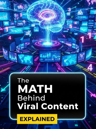 How Math Makes Social Media Posts Go Viral – Factsmatic Ever wondered why some posts blow up overnight while others disappear? This video reveals the hidden math and psychology that drives virality online. #ViralMath #SocialMediaSecrets #AlgorithmExplained #ContentStrategy #MathBehindVirality #WhyPostsGoViral #AIAlgorithms #ExponentialGrowth #SocialMediaScience