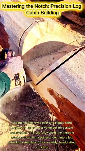 Mastering the Notch: Precision Log Cabin Building