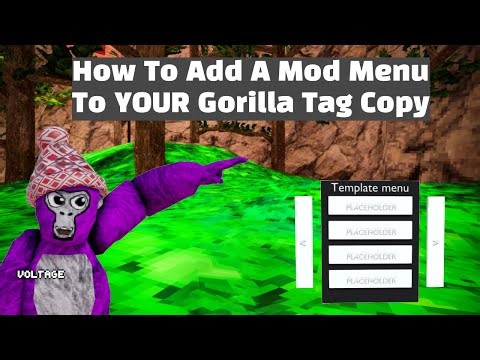How To Add A Mod Menu To YOUR Gorilla Tag Copy