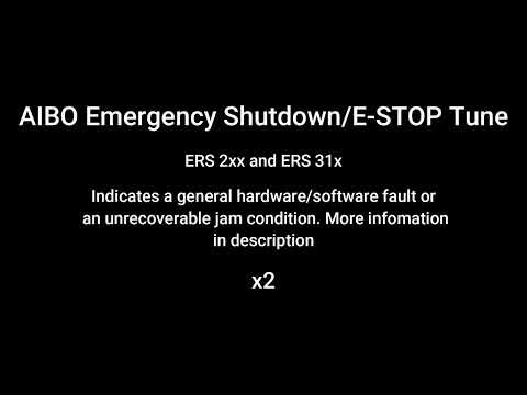 [GLOSSARY] - AIBO Emergency Shutdown Tune