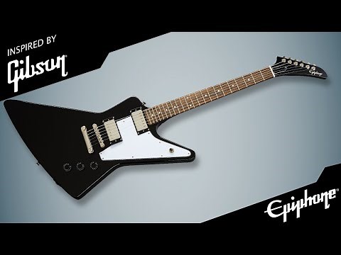 Epiphone Explorer Ebony sound & review.