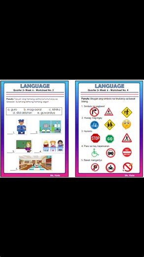 67K views · 152 reactions | Grade 1 - Worksheets Quarter 2 - Week 6 #OwnedBy #teachervhivz #bymskerie | Teacher Vhivz Digital Files | Facebook