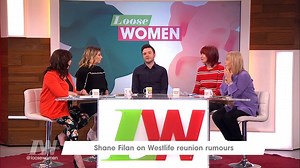Would you like to see Westlife back together again? We asked Shane Filan whether there was any chance of a 20th anniversary tour in 2018. | Loose Women