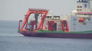 Chinese research vessel seen retrieving deep sea equipment in Philippine waters
