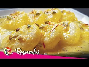 Rasmalai Recipe | Bengali Rasomalai Recipe | Quick Soft Rasmalai | How To Make Rasmalai | Foodworks