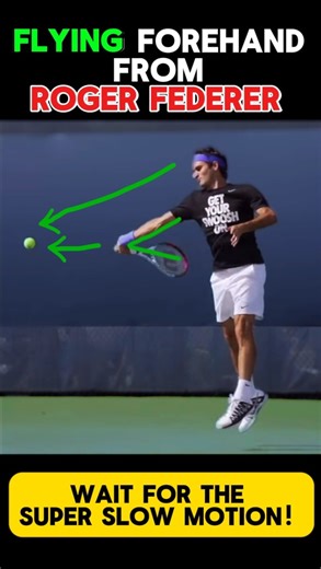 Hany Saad | CHICAGO TENNIS COACH🎾 | Flying forehand from Roger Federer! 🤯🥹 @rogerfederer SAVE for later, SHARE it with a friend AND FOLLOW for more! @tenniswithhany... | Instagram
