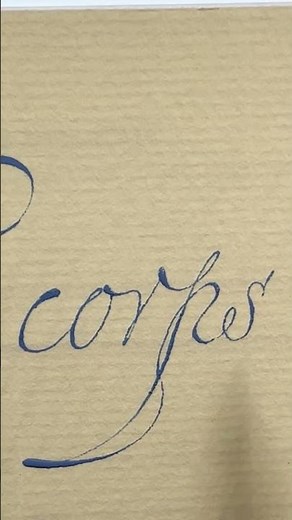 Italian Hand Calligraphy Demo: Using Historical Scripts for Expressive Writing