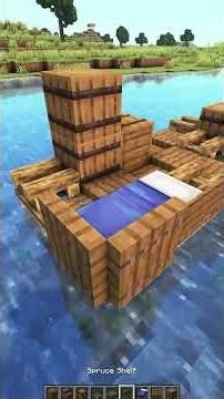 Minecraft Raft Tutorial #minecraft #minecraftbuilding #minecraftbuilds #minecrafttutorial