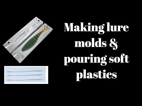 DIY Fishing Lures That Actually Catch Fish: Making molds & pouring soft plastics