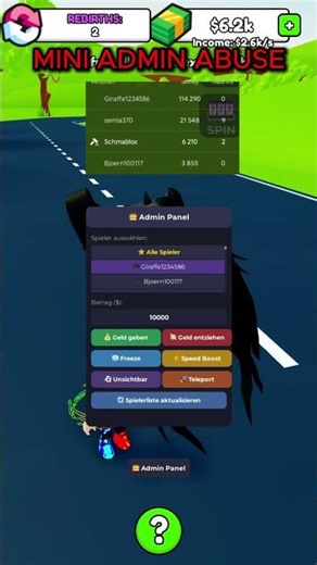 Admin Abuse in meinem eigenen Roblox Spiel eskaliert…😂😂🔥😳😳