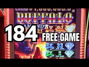 🔥 BUFFALO 184 Free Games! - INSANE Buffalo Diamond Extreme Slot Win 🔥
