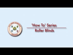 USAG Bavaria 'How To' Series - Roller Blinds