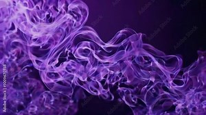 A dark purple gradient background with subtle radial lines smoke patterns dance and drift. light rays that flicker and shift, depth and dimension, 4k High-Quality gradient Background Animation Video