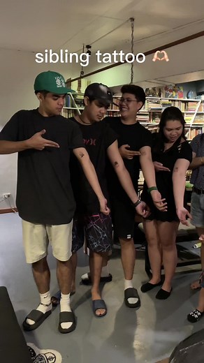 Sibling Ghost Tattoo Design by CK in Quezon City