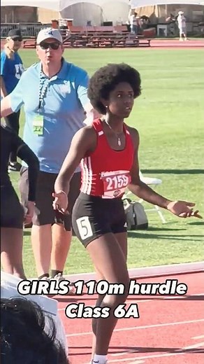 🥇Girls 300 meter hurdle, Class 6A, Tompkins High wins #trackandfield