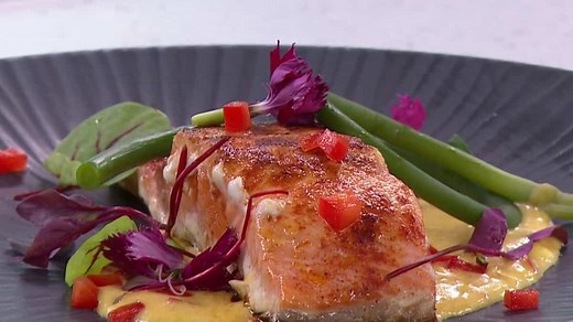 Pavé de saumon poêlé