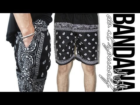 DIY: Paisley Bandana Shorts