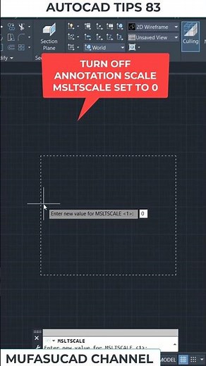 AutoCAD Tips 83 Turn Off LineType Annotation Scale #shorts