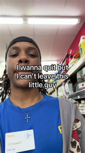 I guess this is a good perk that comes with working at a pet store, Idk what I’m gonna do yall I want to quit but he can’t come with me😔😔😔😔#fyp #explorepage✨ #college #atl #petstore