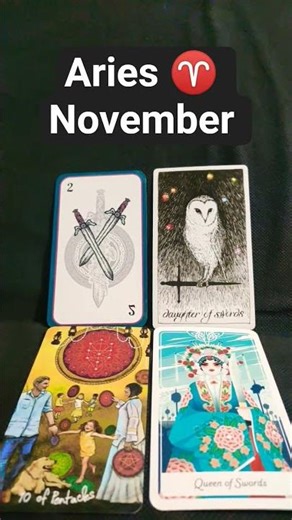 Aries ♈ November Tarot
