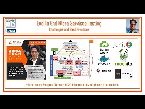 Live - Micro Services End To End Testing - ADRIA - ENSET