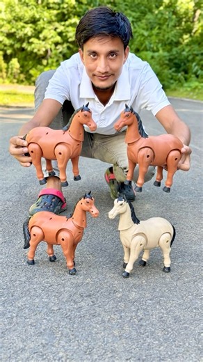 38K views · 12K reactions | REMOTE CONTROL 4 HORSE AND WHITE & BROWN UNBOXING #short #unboxing #review #explorepage #horses #animals #viral | Badrul Shorts | Facebook