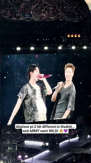 BTS Airplane pt.2 Live Performance in Madrid 🇪🇸 | Day 1 (26 June 2026) | BTS World Tour 2026 #bts