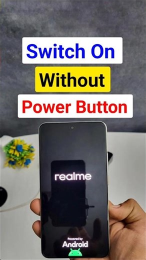 realme switch on without power button | realme power button not working #realme #techtips #android