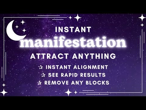⏾₊˚✧ Manifest Instantly Subliminal | Rapid Results, Manifest Anything Effortlessly | 8hr Sleep ✧˚₊⏾