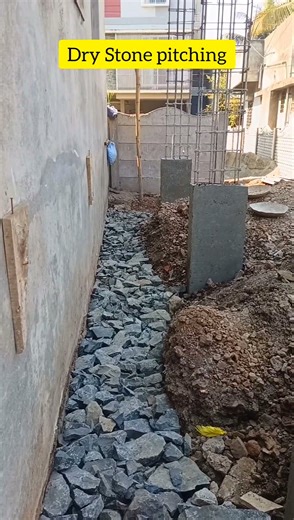 Dry stone pitching #shorts