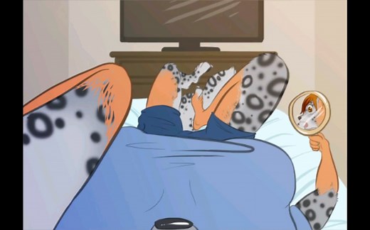 Transfur兽化～雪豹