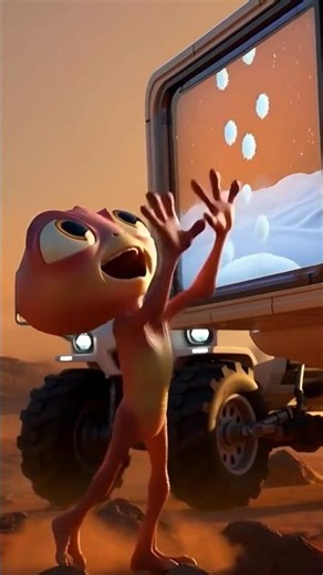 Martian Alien Reacts to Rain, Snow, Hurricanes 👽🌧️🌪️| #shorts #shortsfeed #scifi