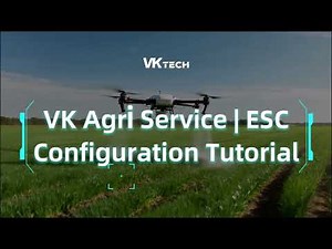 VKTECH Agri Service | ESC Configuration Tutorial Video
