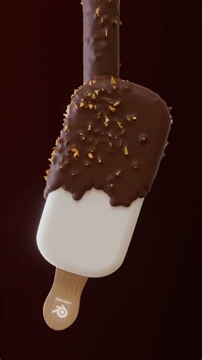 Chocolate Pour Over Icecream with Volume Grid - Blender Geometry Nodes 5.0+