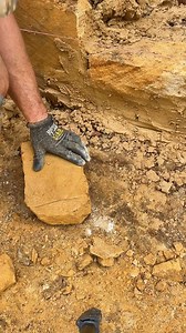 Shaping stone for Wall ASMR #asmr #stonemason #stonework #canberra #landscaping | Ivey Masonry