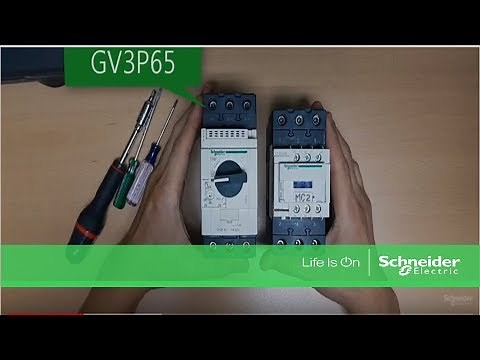 How to assemble GV3P and LC1D contactor
