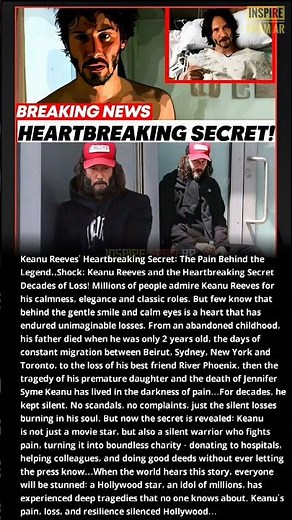 Keanu Reeves is very, very sick🥲🥲#keanureeves #actor #shorts