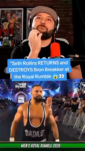Seth Rollins Arrives and Overwhelms Bron Breakker at Royal Rumble